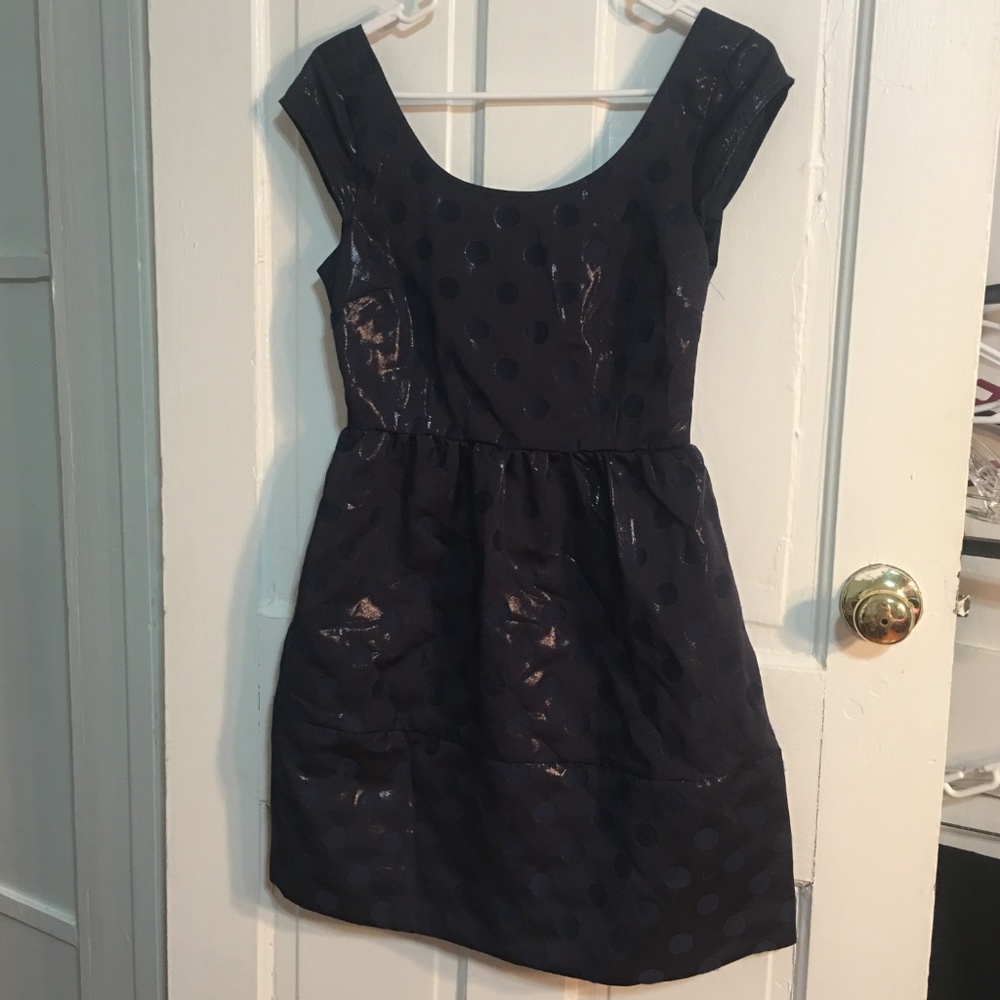 American Eagle Outfitters Shiny Polka Dot Dress